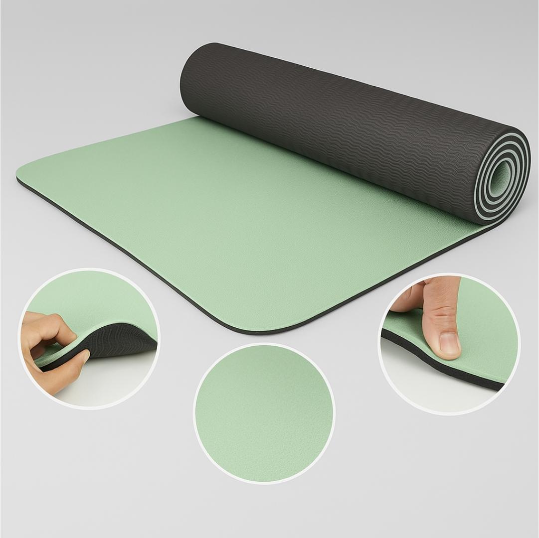 Tapis de Yoga Épais Confort+ – Soutien Optimal, Sérénité Totale