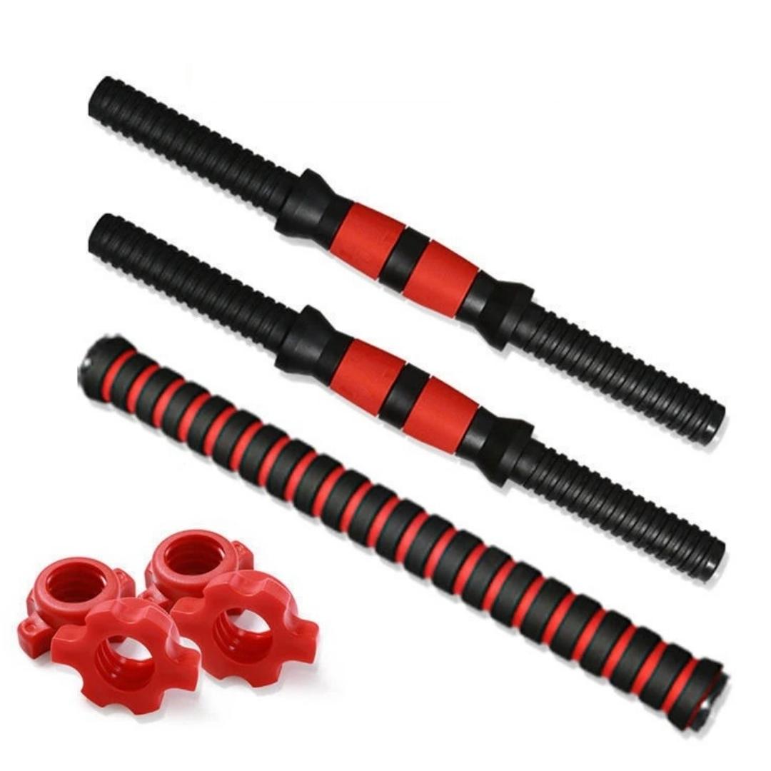 Barre de Musculation Courte – Prise Confort & Verrouillage Sécurisé